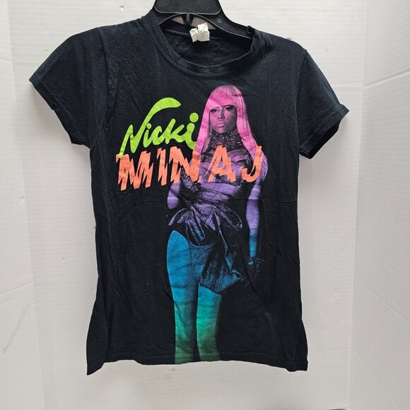 Nicki Minaj Music Star Cotton Black Women Teen Neon Colors T Tee Shirt L Large - Picture 10 of 11